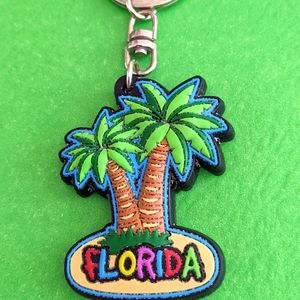 NWOT STATE OF FLORIDA SOUVENIR KEYCHAIN